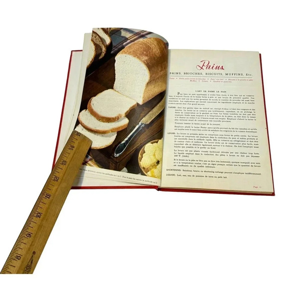 Purity Cookbook Livre de Cuisine Red Gold 1945 Edition HC Francais French - Picture 8 of 13